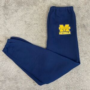 Vintage 90s navy u of m‎ russell athletic made in usa sweatpants